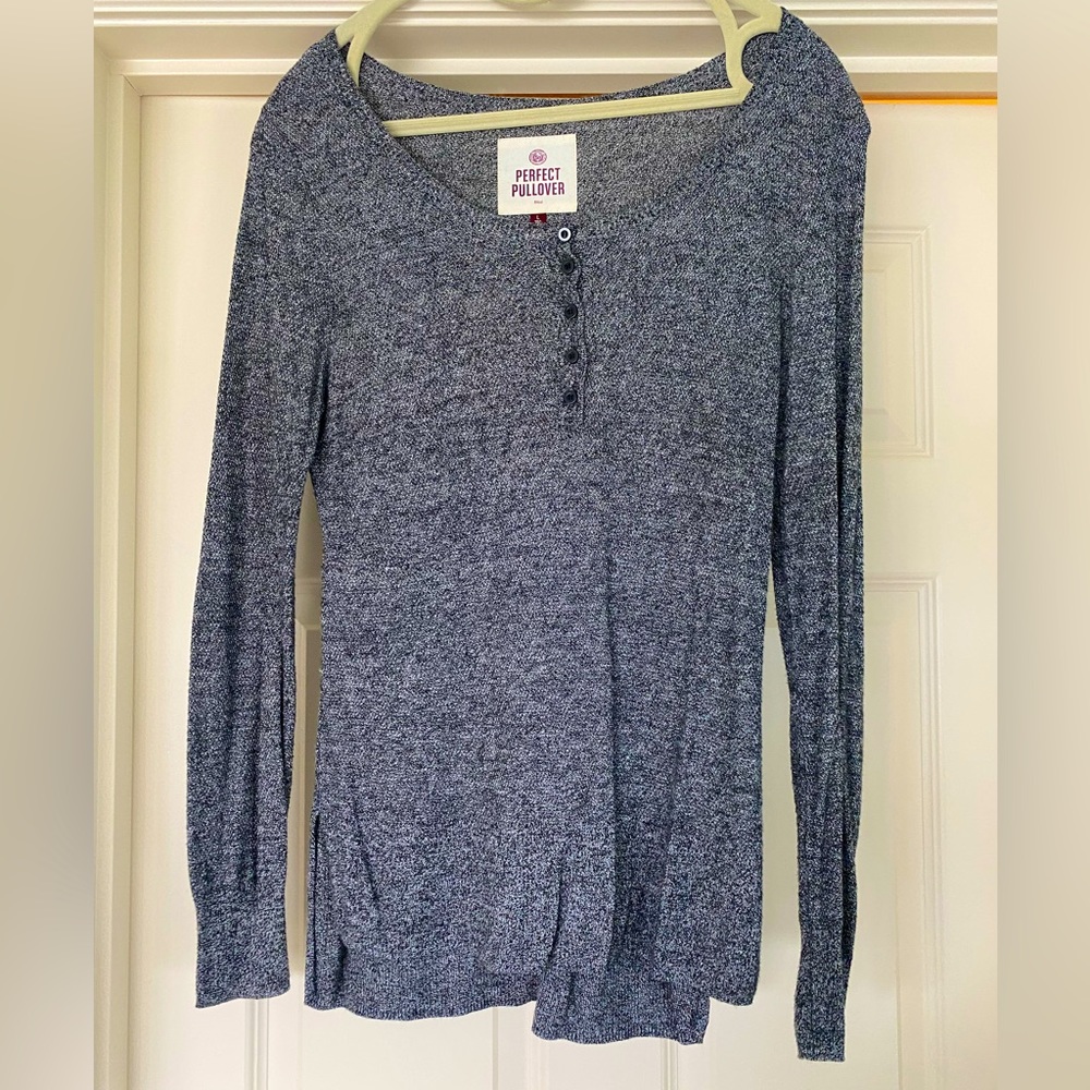 Salt & pepper perfect pullover sweater